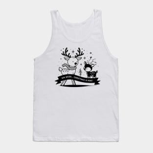 Oh Deer Christmas is Here! Tank Top